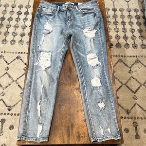 Eunina, distressed denim jeans